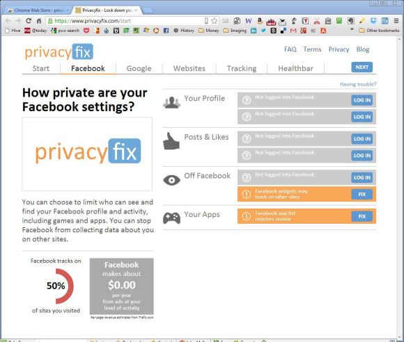Quanto valgono i tuoi dati per i colossi del web? PrivacyFix te lo dice