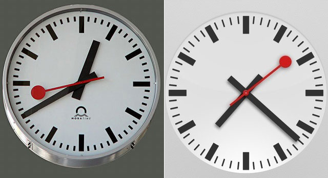 Apple copia il design dell'orologio svizzero