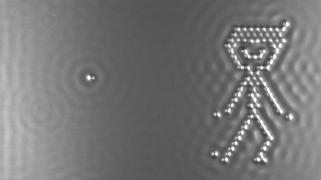 Atomi di carbonio per un breve video