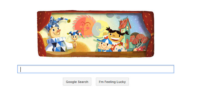 Google doodle festeggia la Giornata Mondiale dell'Infanzia