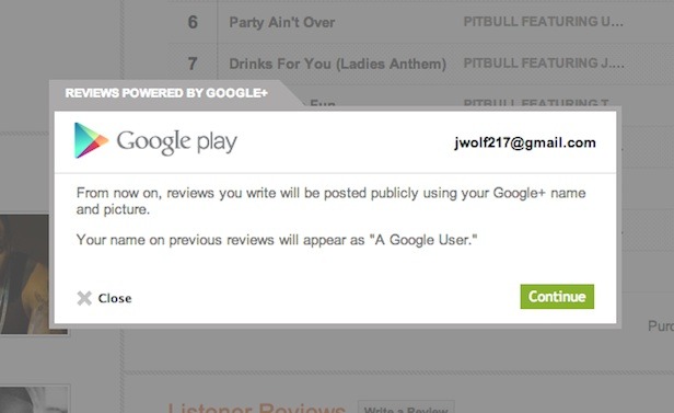 Google Play vieta i commenti anonimi