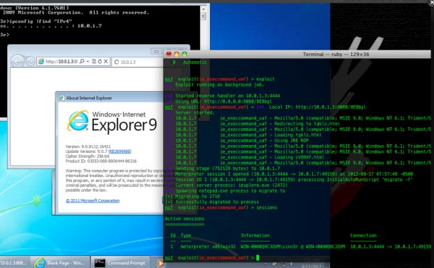 Vulnerabilità Internet Explorer: mostriamo agli hacker cosa facciamo