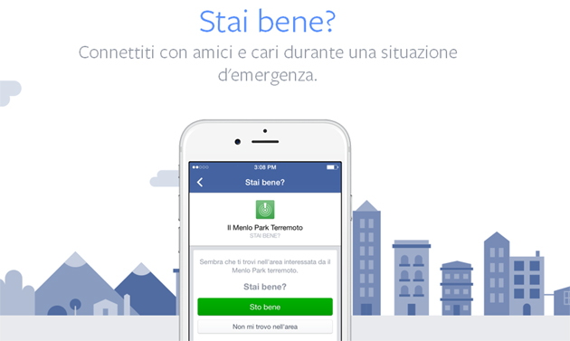 Safety Check by Facebook, per rassicurare i propri cari in caso di disastro